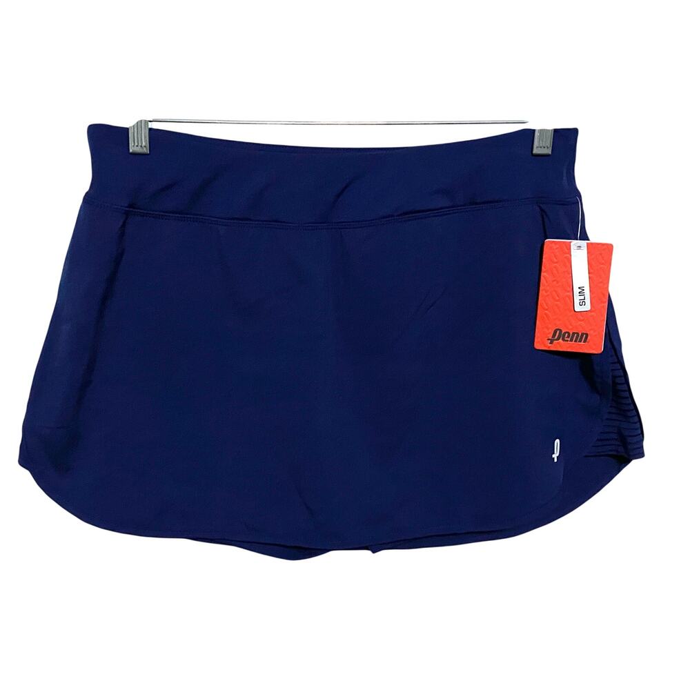 Penn Blue Spike Skort Skirt Womens L Tennis Prep Athleisure Sporty Athletic NWT